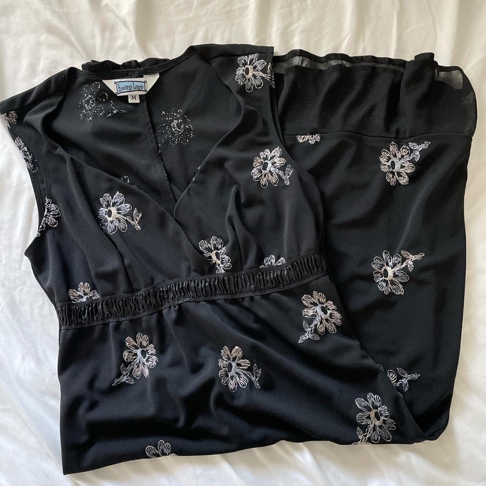 vintage mini floral dress